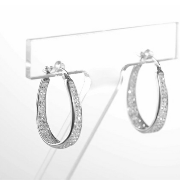 SWAROVSKI HOOP EARRINGS - Picture 6 of 8